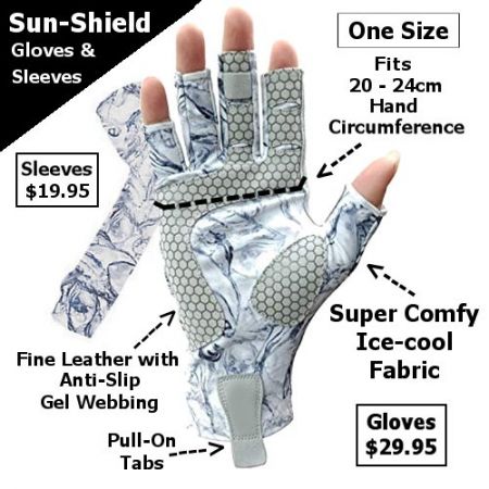 Sun-Shield Fly Fishing Gloves